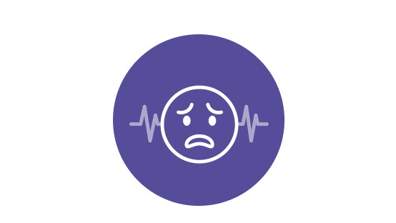 Feeling worried or sad